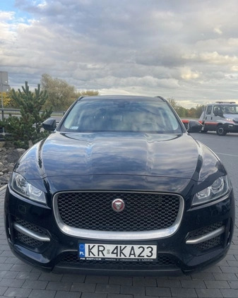 Jaguar F-Pace cena 95000 przebieg: 129000, rok produkcji 2018 z Bardo małe 154